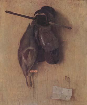 BARBARI, Jacopo de Still Life with Partridge,Iron Gloves and Bolt of a Crossbow (mk14)